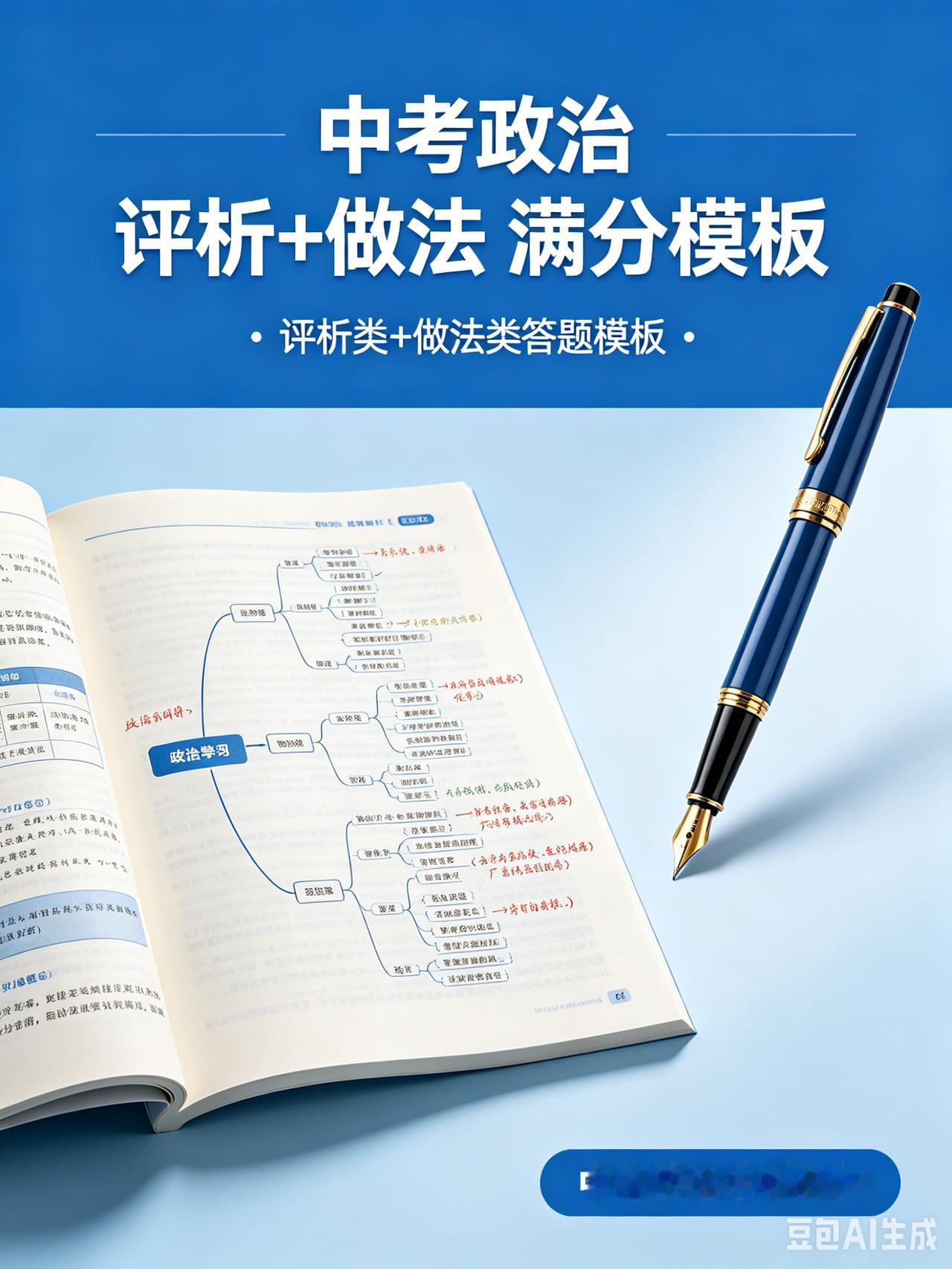 🔥中考道法最后冲刺！评析类/做法类大题满分模板，直接背！
 
中考道法 中考提