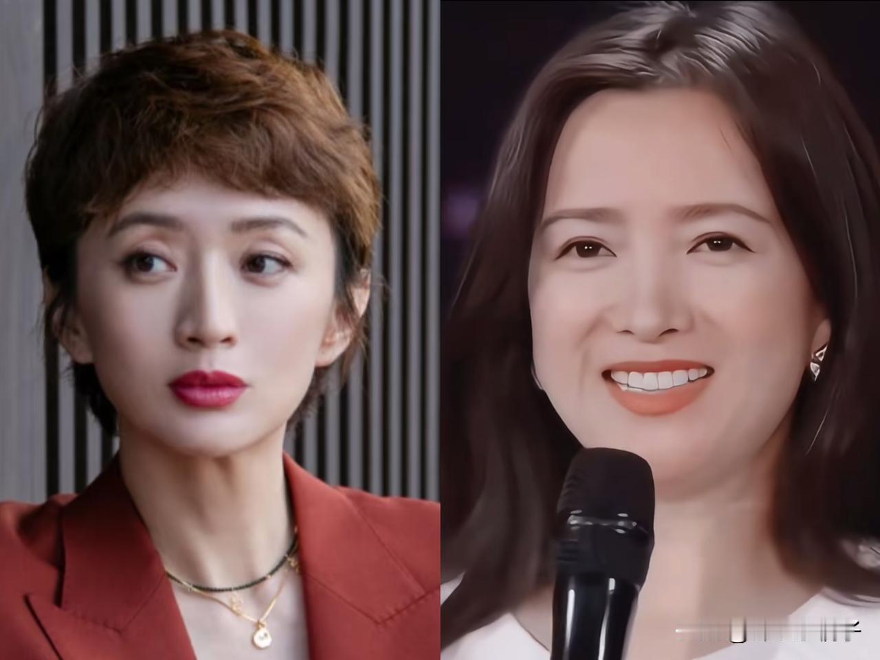 许亚军这两口子的对比，摆在一块看真是太现实了。

说实话，何晴那是真美，古典美人