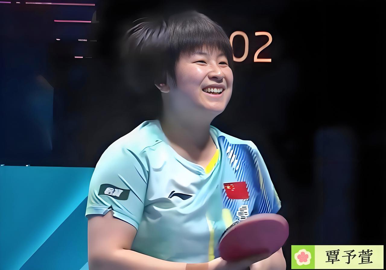 太飒了！小蘑菇！
居然把奥运女单铜牌、世界排名第九的早田希娜拿下，终结对手世界杯