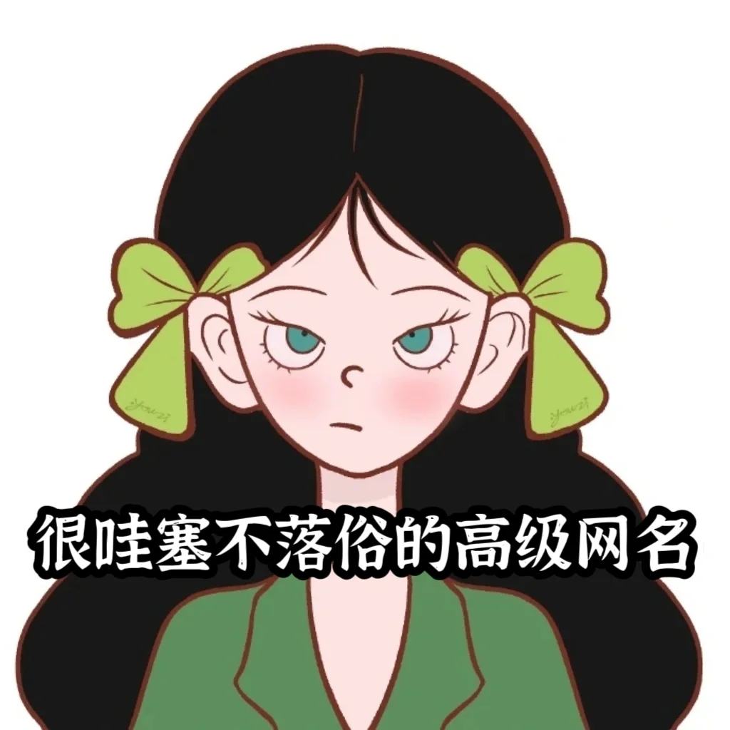 很哇塞不落俗的高级网名