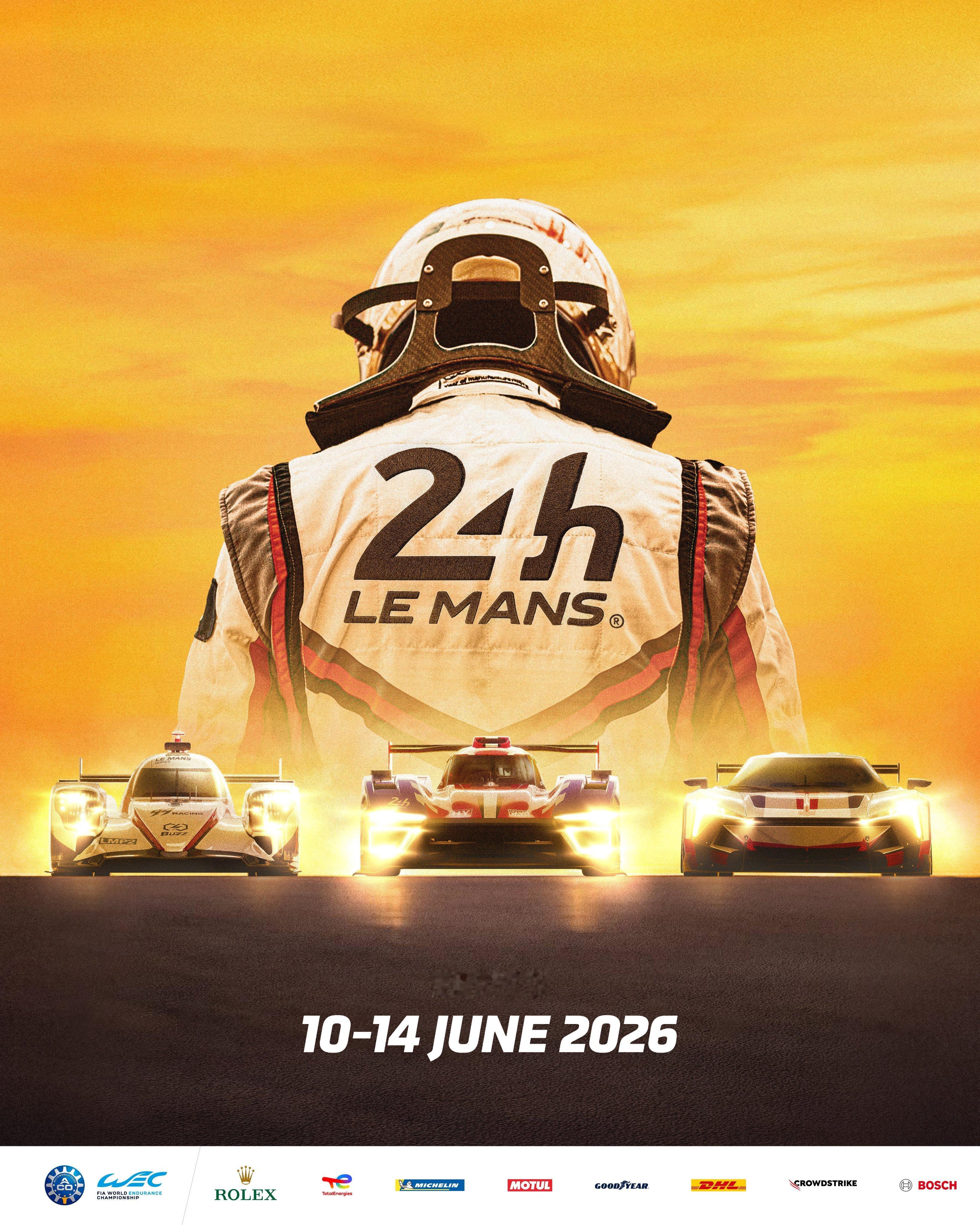 今年勒芒24小时耐力赛参赛名单公布～共62辆赛车，18辆Hypercar，19辆