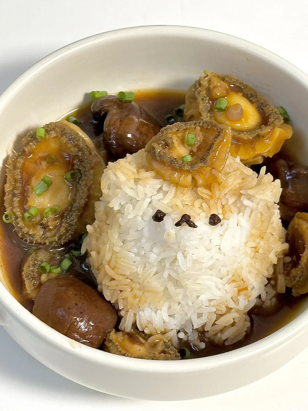 柴犬鲍汁捞饭