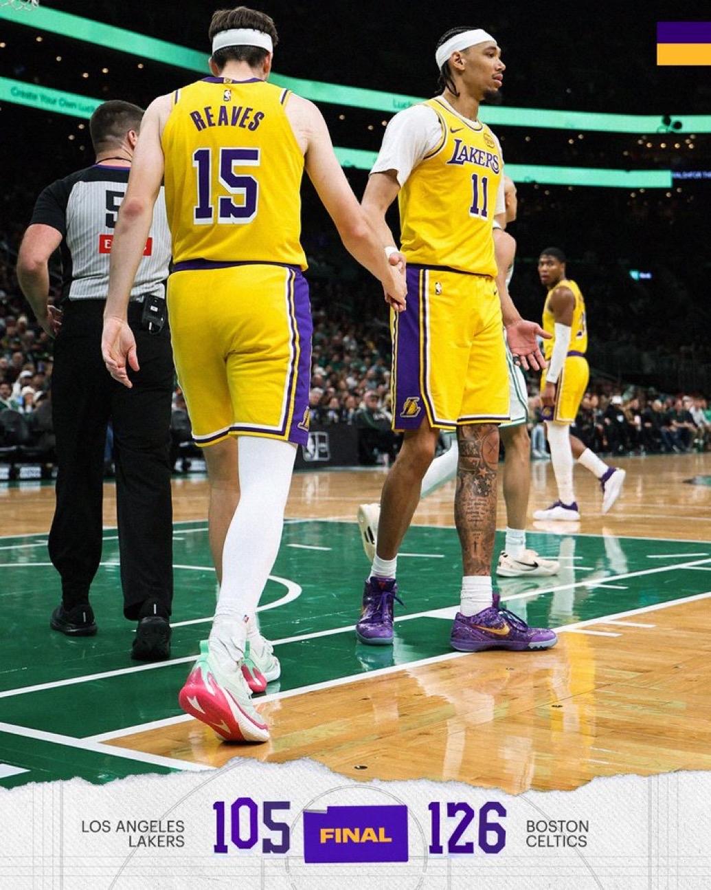 12月6日NBA常规赛战报（12场）：

湖人105-126凯尔特人
热火105