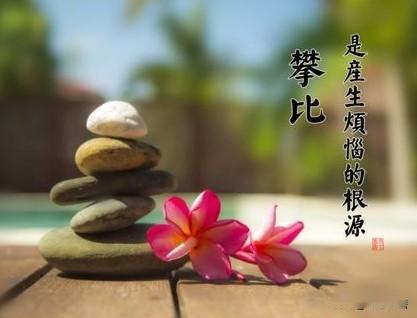 人这一生，大部分烦恼，真不是日子过得差，而是对比出来的。
 
本来你过得好好的，