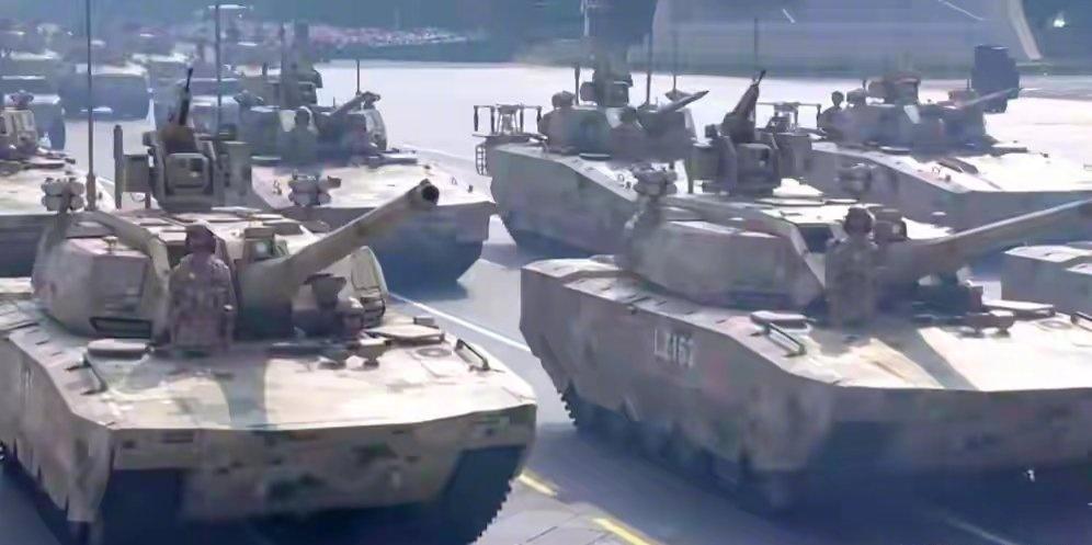 这次大阅兵陆军的双100也是个亮点。100坦克​​​是解放军第四代坦克代表，还有