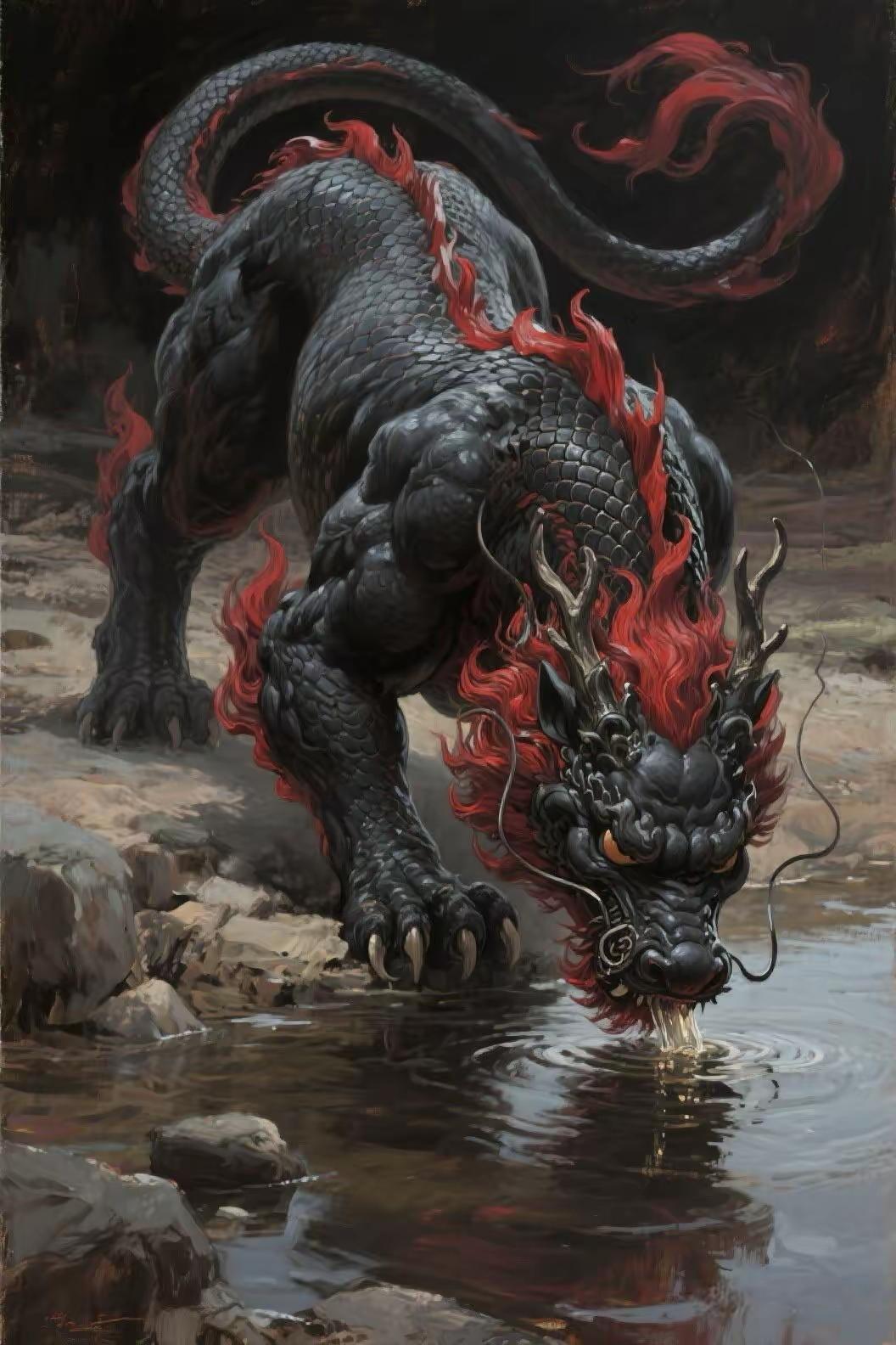 【和：写瀚海孤烟】
《贱贱儿》…………《酷侠》
写瀚海孤烟————画大漠炊烟
千