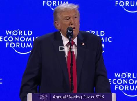 特朗普又信口开河了！
1月21日，特朗普在达沃斯论坛上公开表示：“我注意到了一点