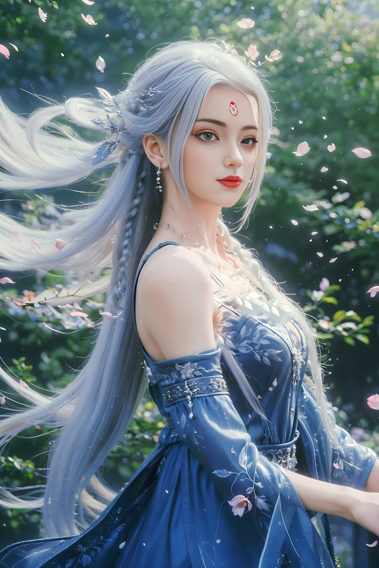 #动漫[超话]##漫视界企划##诛仙动画# 高清｜无水印，飞舞的花与小白。 ​​