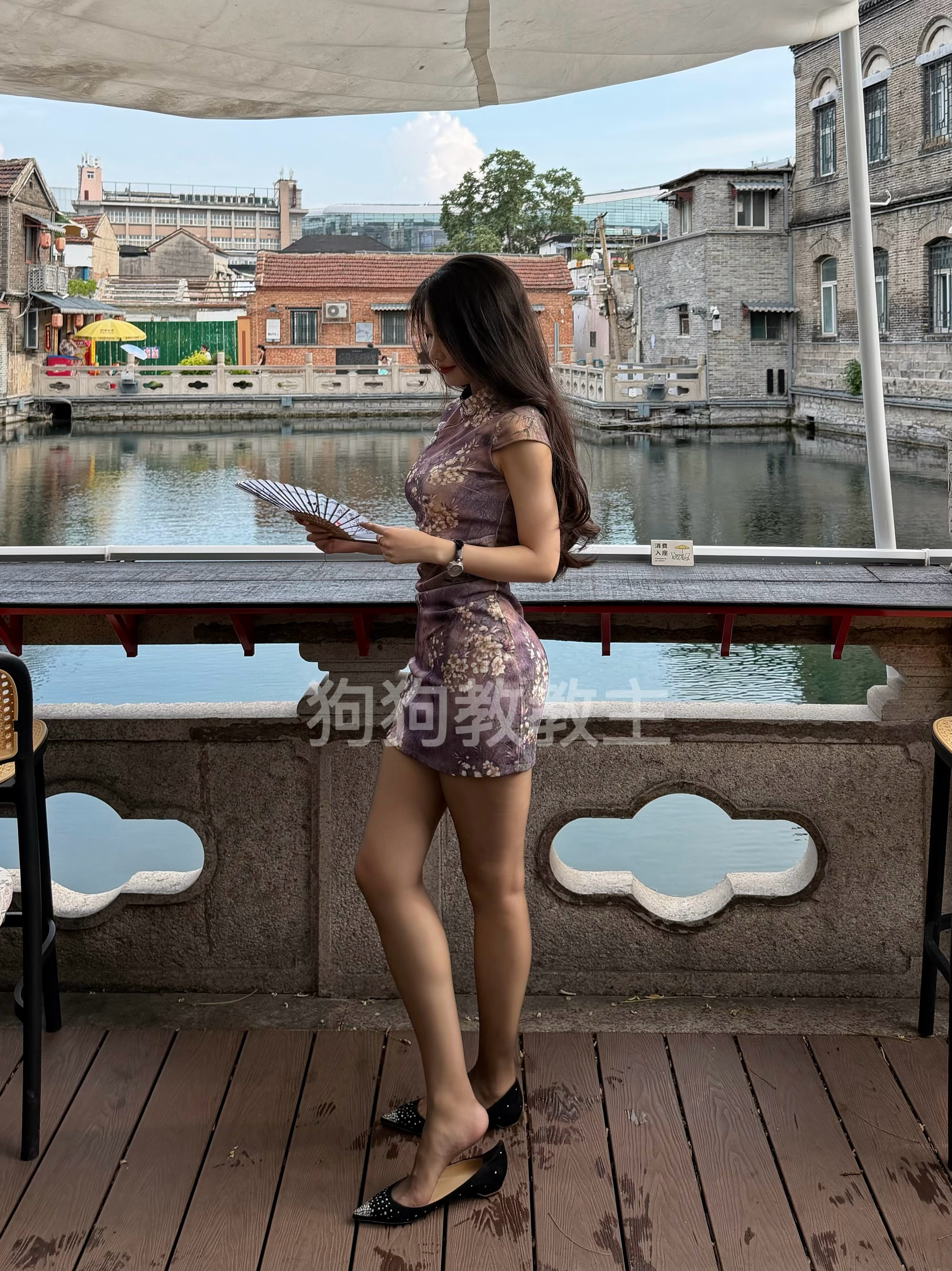 妹妹说紫色很有韵味我的日常plog 济南·大明湖景区