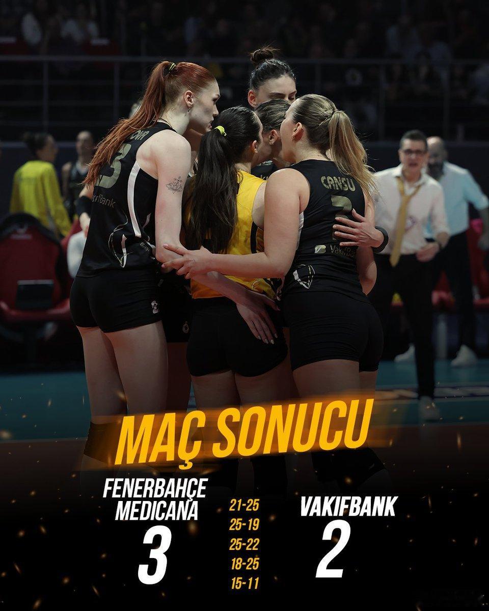 国际排坛动态瓦基弗银行土超女排联赛第四场：费内巴切 3-2（21-25/25-1