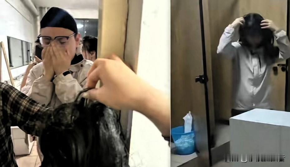 “这胆子也太大了！”河北保定，一高校女生在宿舍上厕所时，突然听到隔间传来笑声，那