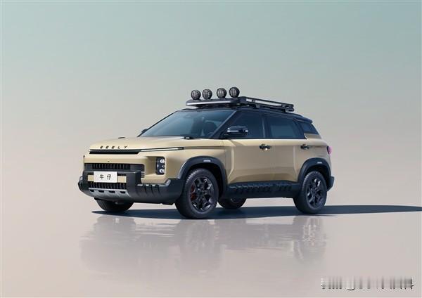 吉利牛仔，一台有着硬派越野风格的城市SUV，明眼人一看就知道它的原版就是吉利IC