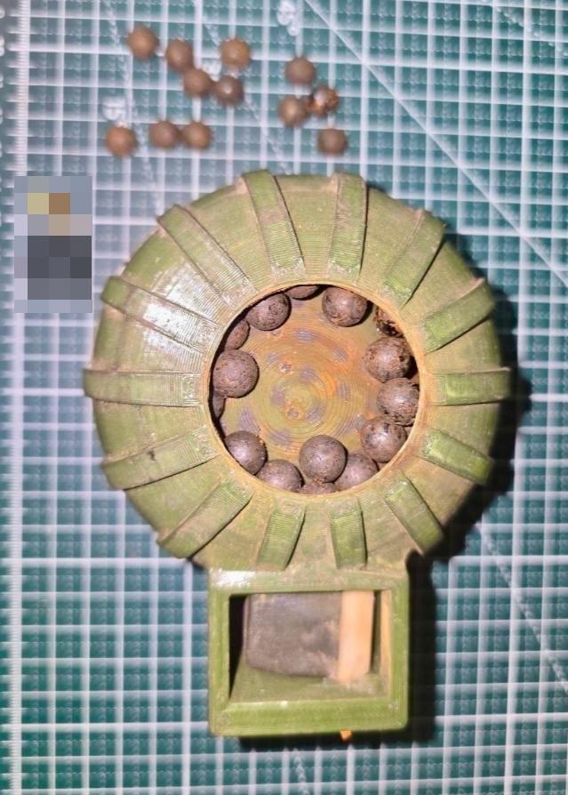 一种新型乌克兰3D打印碎片地雷被命名为“斯基泰”（Скіф），设计用于无人机投放