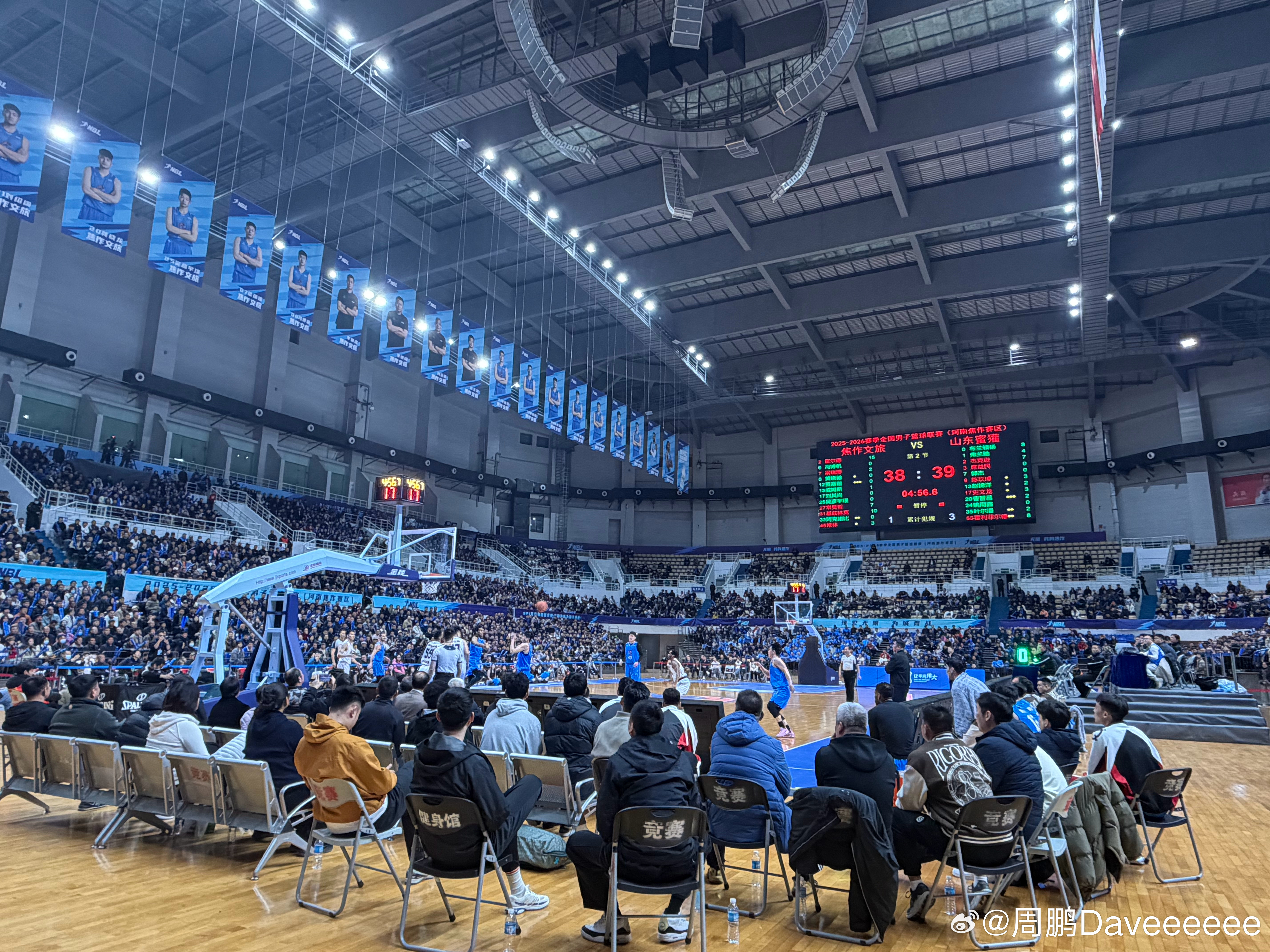 俺大河南这篮球氛围中嘞很！！！ 焦作·焦作市太极体育中心