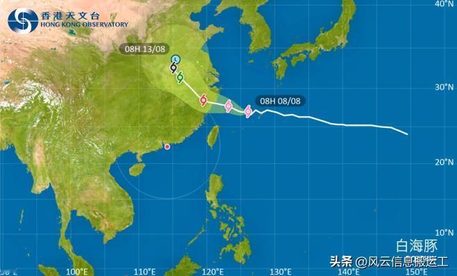 台风“白海豚”的英文名称为“Dolphin”，由中国香港提供，是该地区在西北太平