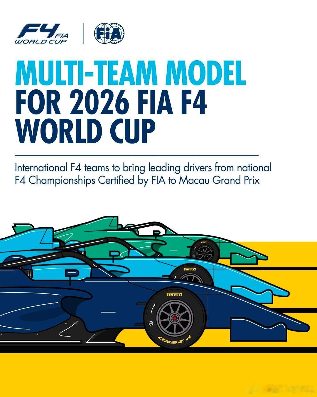FIA F4 世界杯开启全新篇章🌍🏁国际汽联推出全新参赛报名机制，面向全球顶