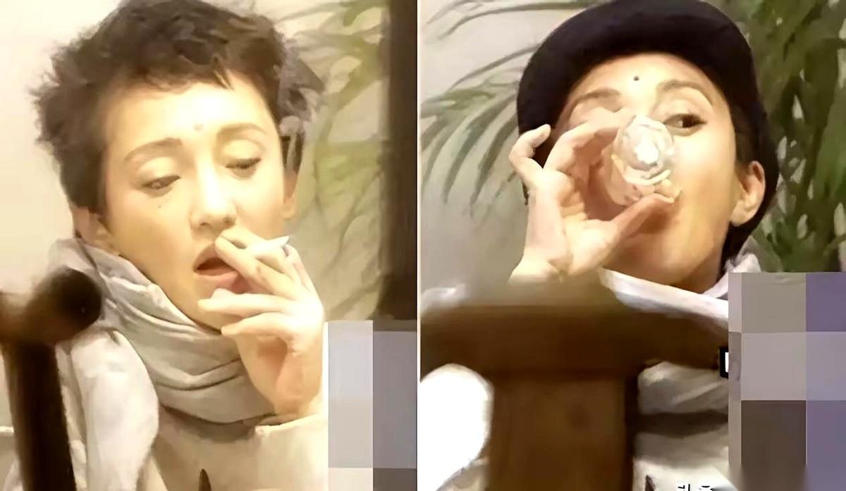 她指尖夹着的那根烟，比她捧过的任何一座奖杯都真实。
周迅也好，马伊琍也好，被拍到