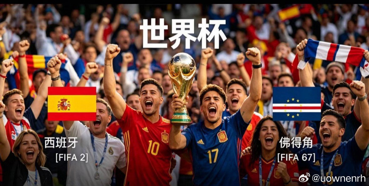 世界杯 00:00 🇪🇸西班牙vs🇨🇻佛得角开球：西班牙倾向：让胜年龄：