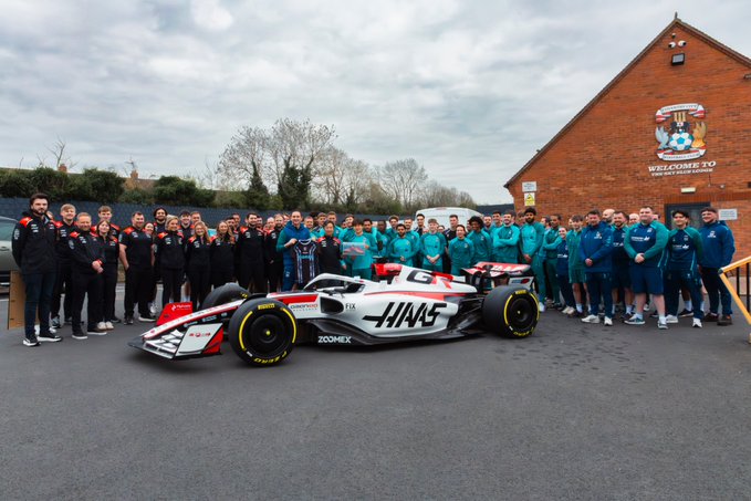 梦幻联动，哈斯车队到访英冠榜首考文垂俱乐部总部