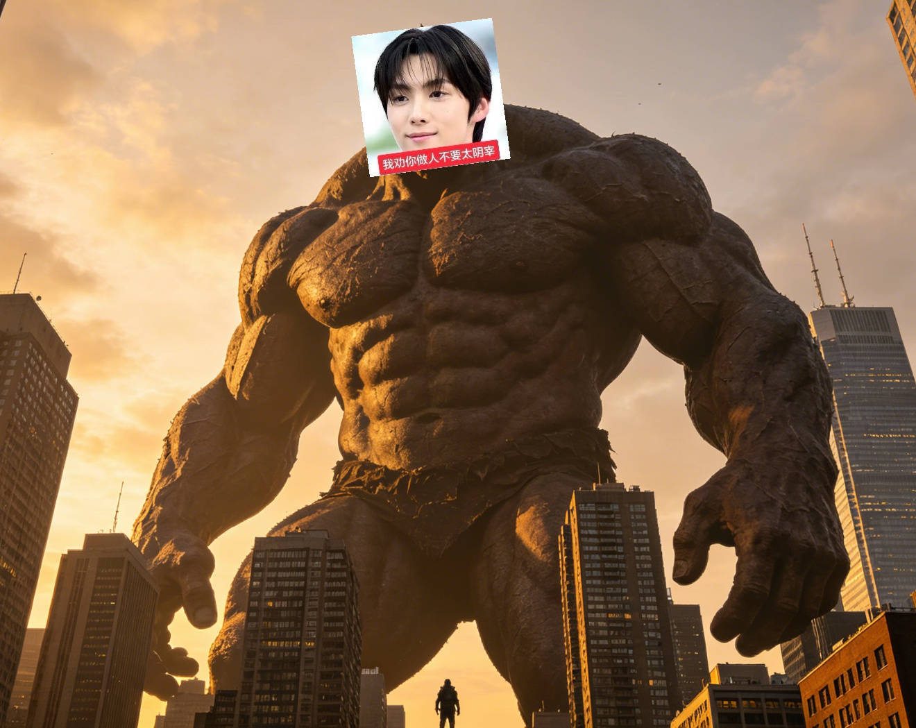 崔英宰kpop唯一巨人塑