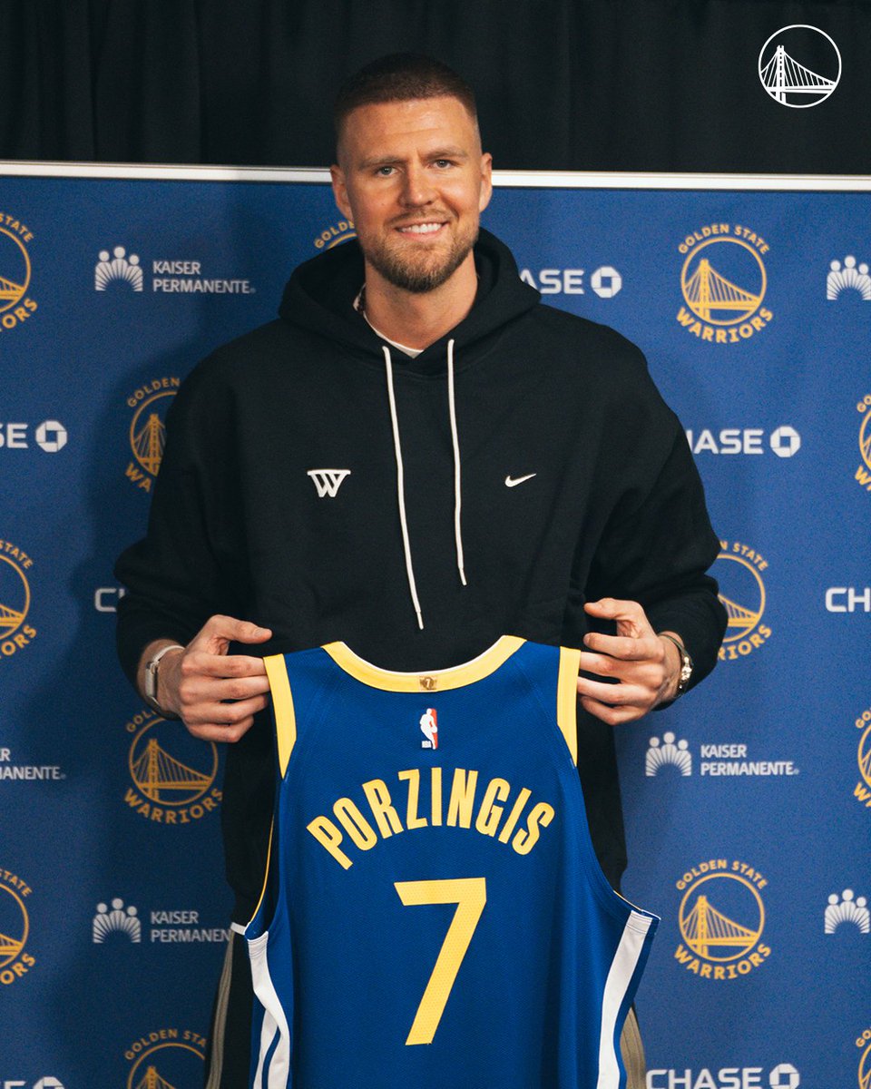 波尔津吉斯正式披挂勇士7号战袍