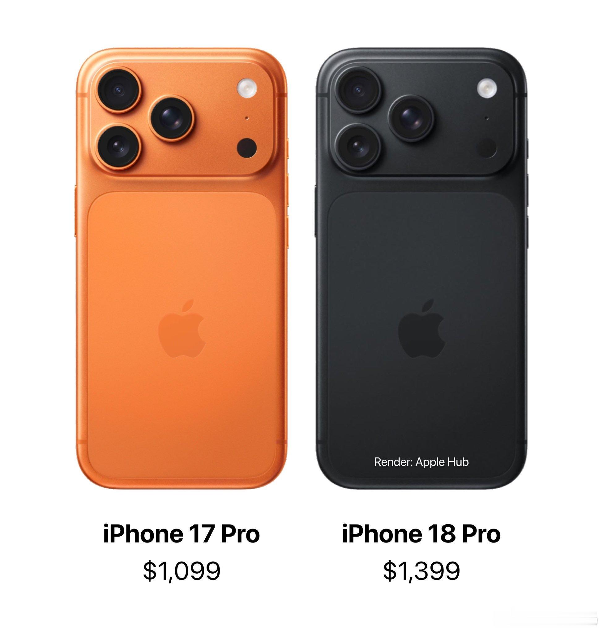 苹果涨价看了今天iPad、Mac涨价这幅度，iPhone18 Pro涨300美元