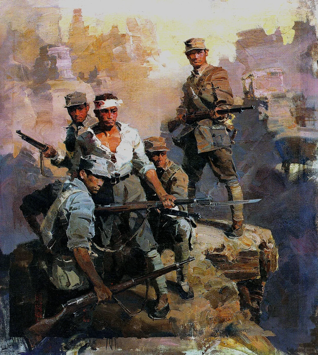 这幅油画叫什么名字？我们都学过！