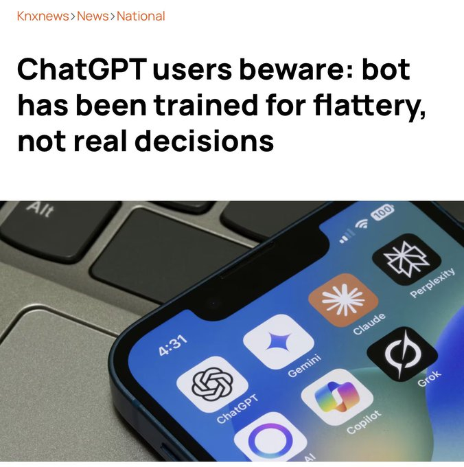 人们有太多依赖症，依赖药物，现在依赖的是AI，而让自己的大脑闲置在一边。 