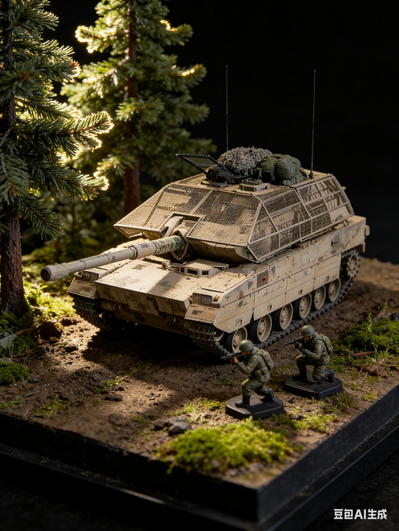 树林中的小黑豹坦克
我军15式轻型坦克
正面装甲还是挺抗揍的，速度也快。