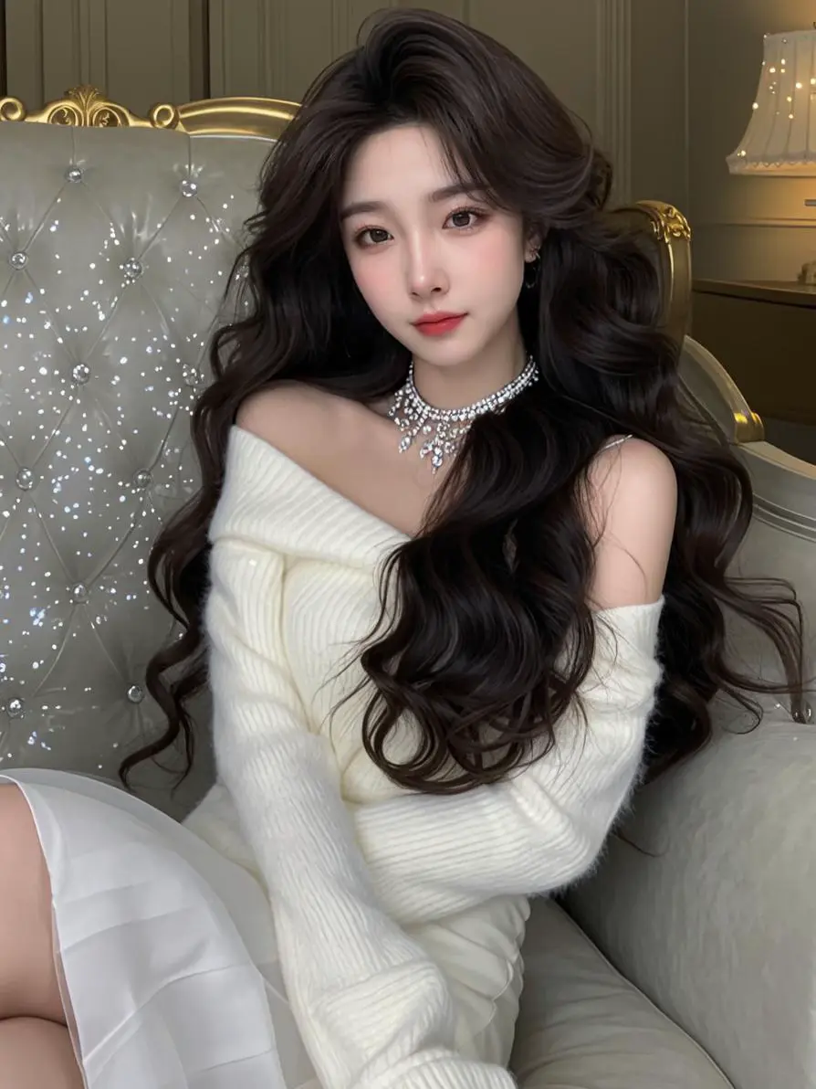 AI妩媚长卷发 原创视频 ai 写真 美出高级感