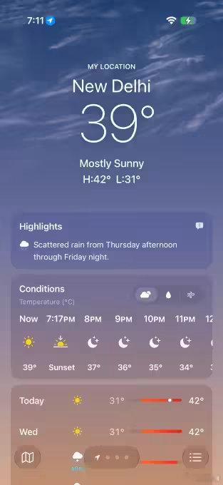 【iOS27版天气应用升级，iOS27版天气新增亮点板块】科技媒体 MacRum