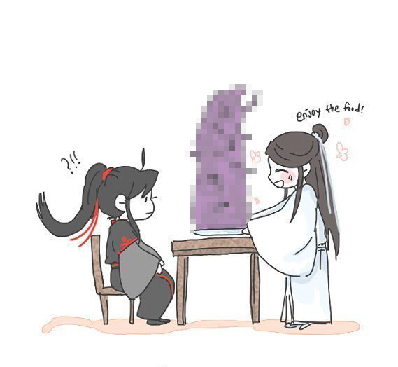 天官赐福  魔道祖师 怜怜的厨艺果然只有花城hold住[笑cry][赞]x：ma