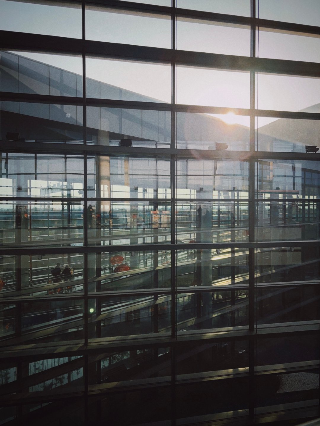 机场好看的一角。 