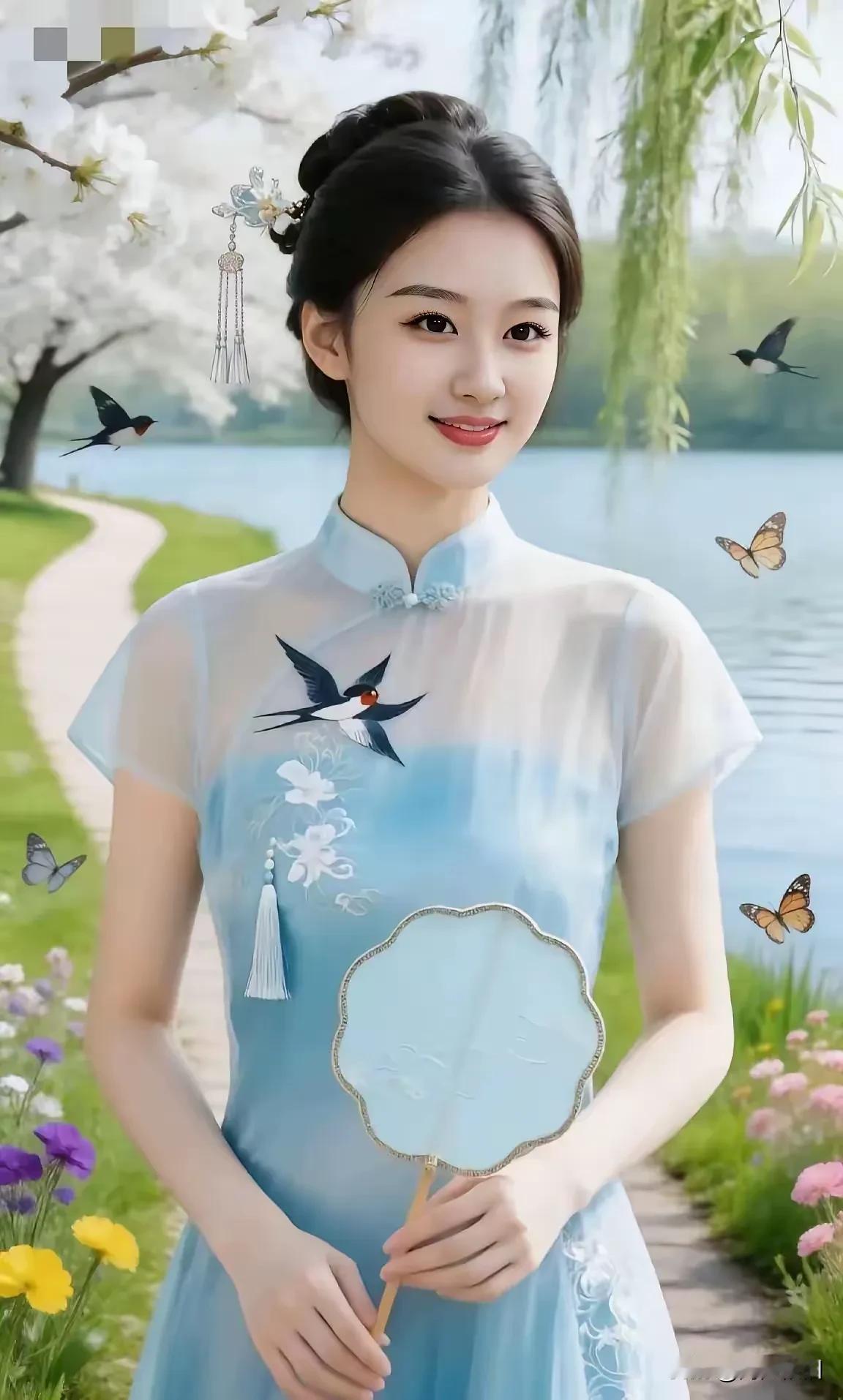 《江城子·惜缘寄福》

朝夕牵挂寸心藏，
共欢扬，沐清光。
缘自天时，
笑意溢眉