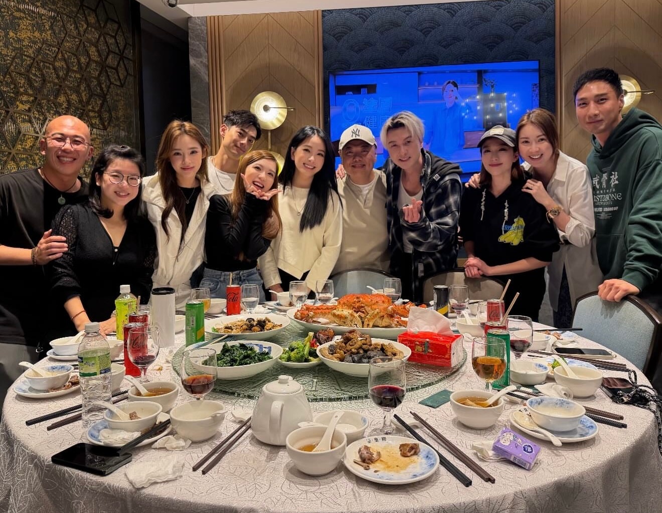 《状王之王》演员新年聚餐 