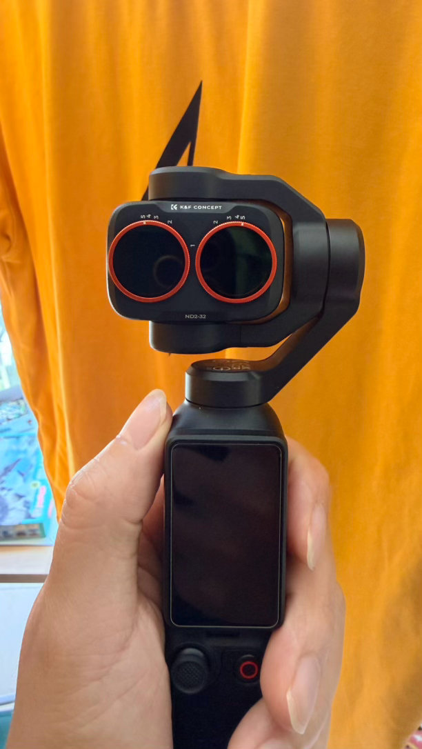Pocket 4P 装上 ND 还挺逗