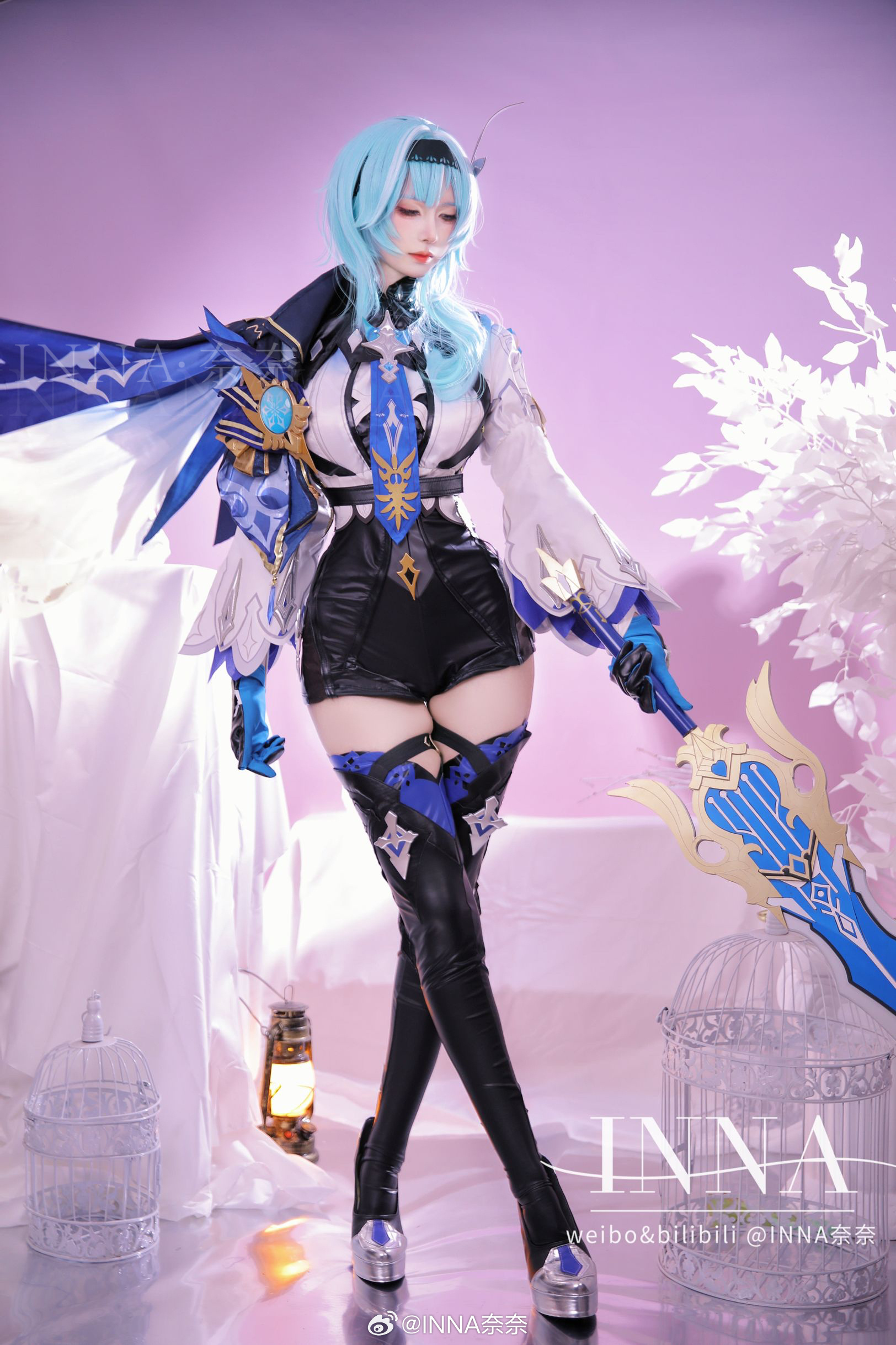 西风骑士团，游击小队队长，浪花骑士优菈劳伦斯，向你致以问候。原神优菈cos正片 