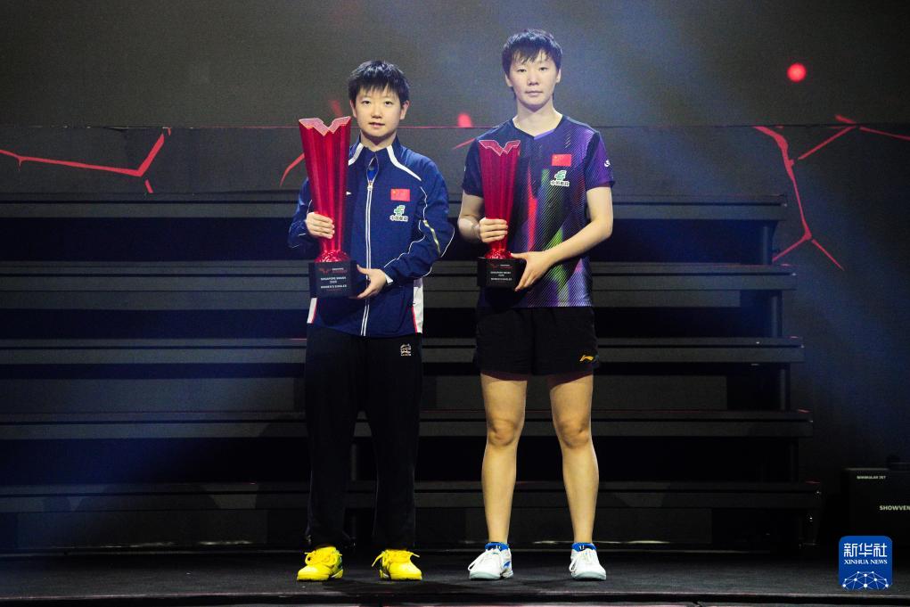 国乒女队“双子星”！


女单孙颖莎世界排名第一，王曼昱第二。

自从2024年