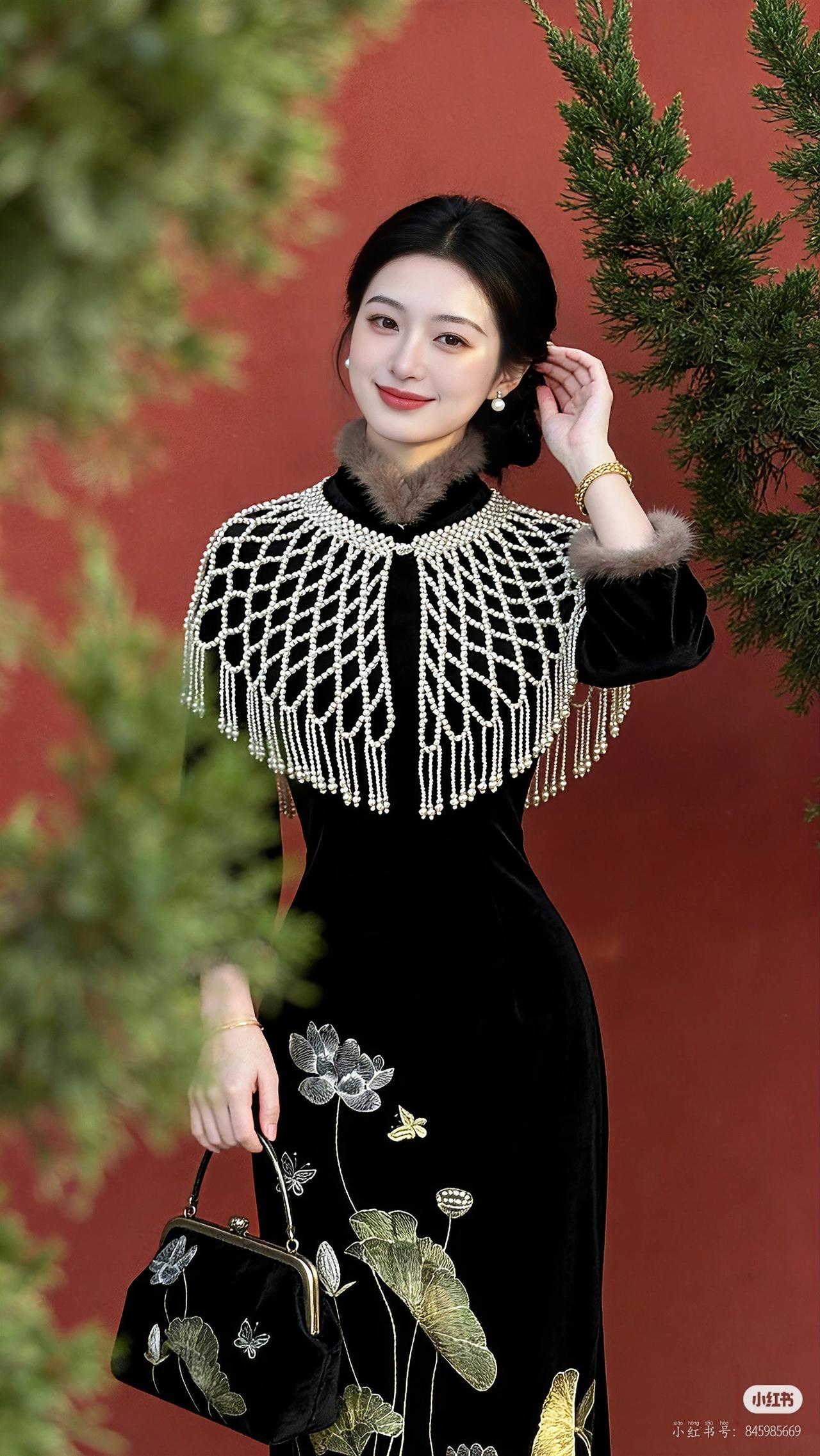 什么叫有韵味的女人美女旗袍穿搭写真