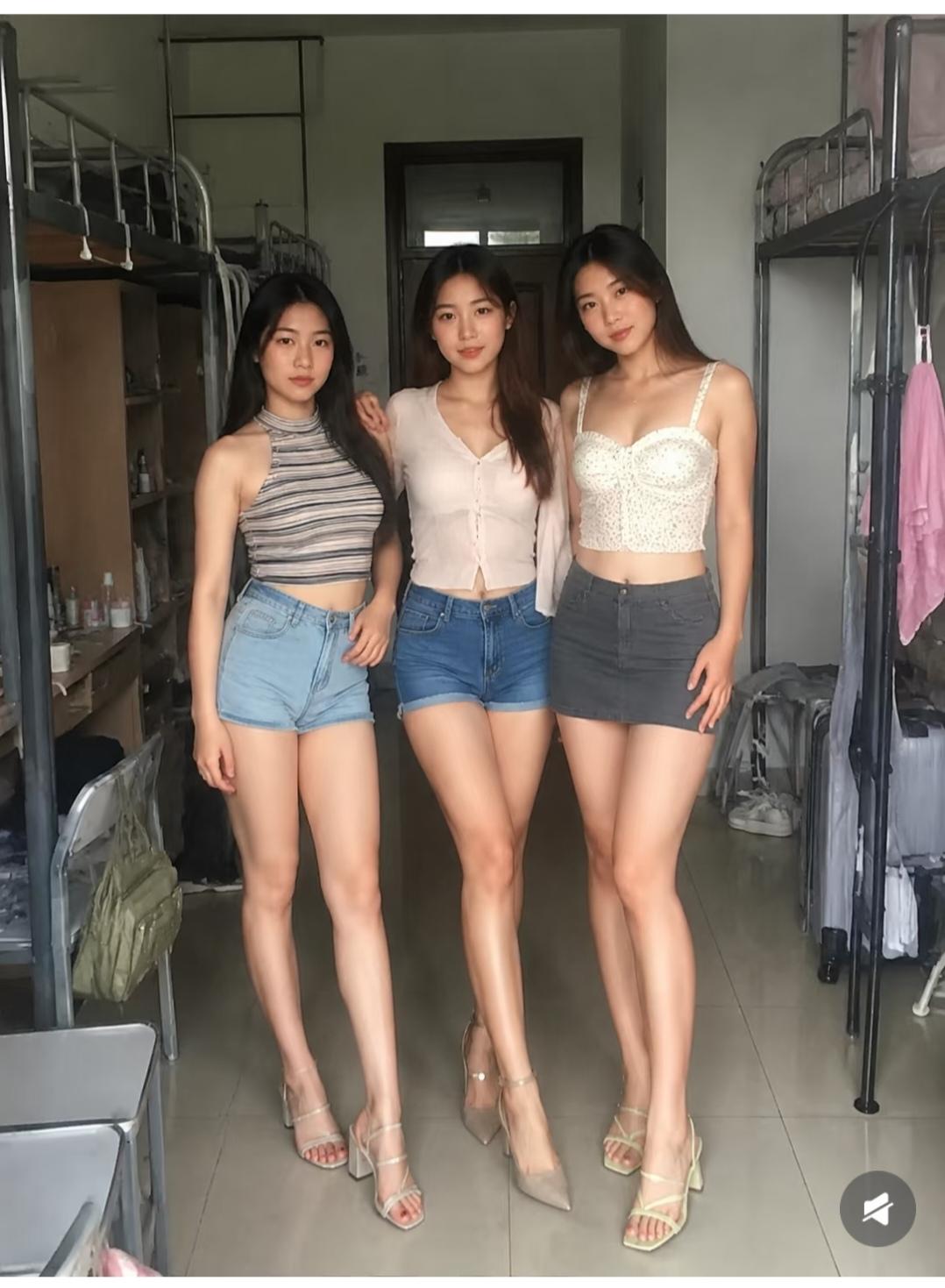 还是不露脚趾头的美女，看着更温柔漂亮一点。