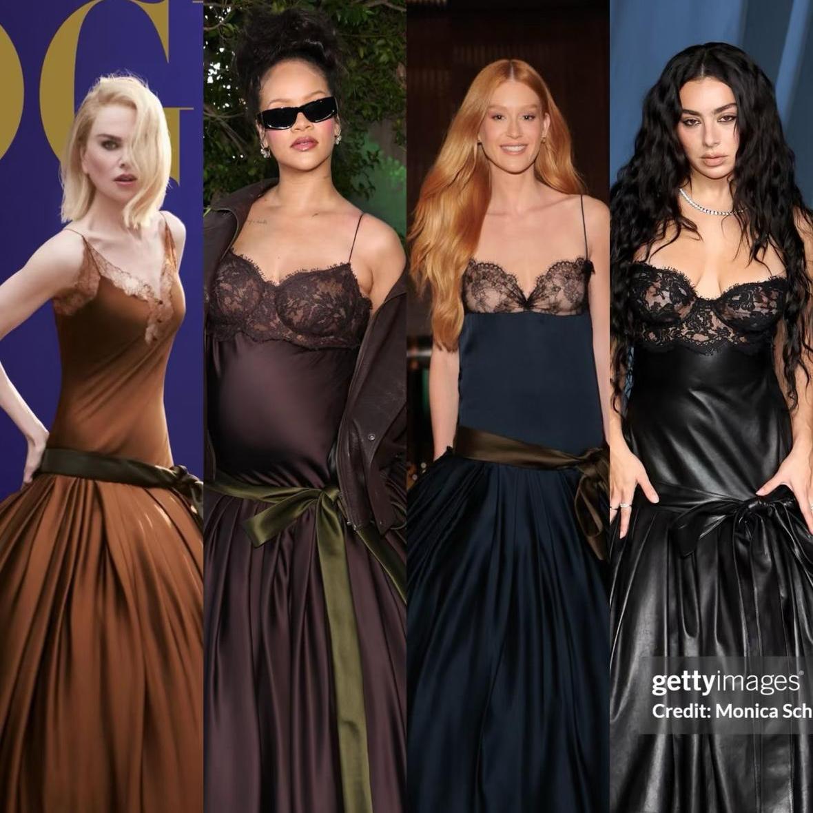 YSL这件2025FW的气球裙出镜率实在太高了其紧身收腰与蓬松裙摆的对比设计，宛