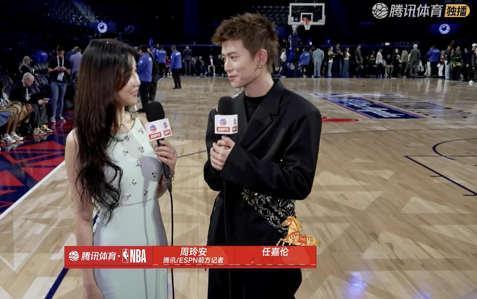 任嘉伦任嘉伦解说2026nba全明星任嘉伦腾讯nba星推官 不到六点，任嘉伦就来