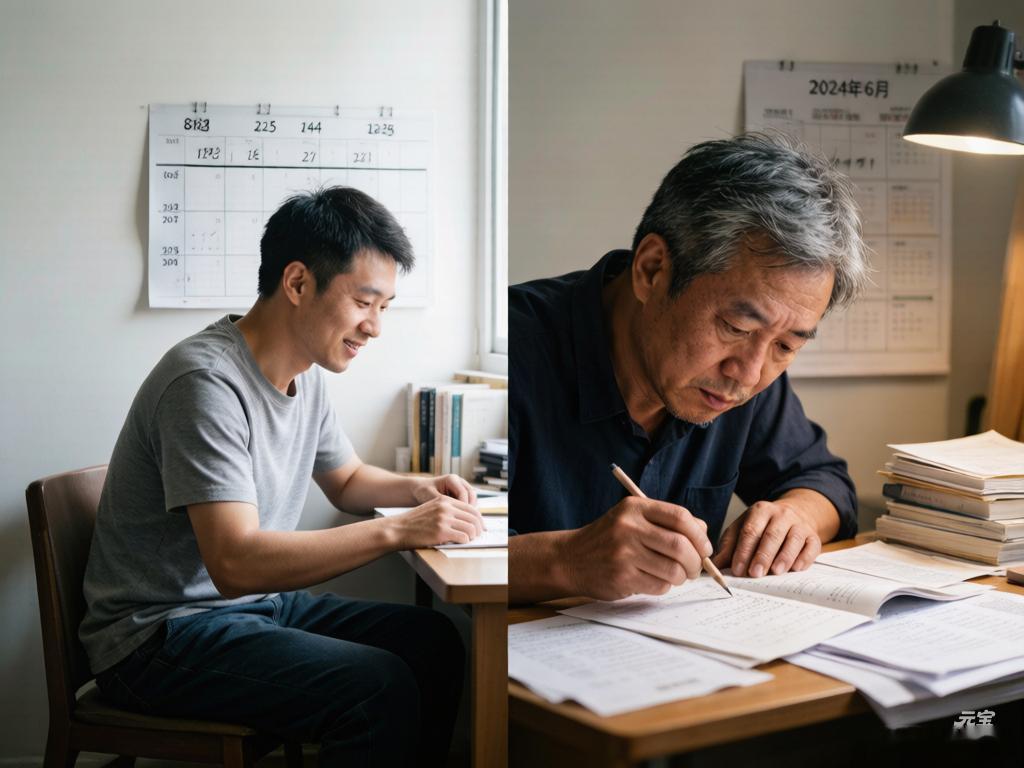 85后陪考家长6年早起满头白发高考第一天，考点外一张照片冲上热搜。一名1986年