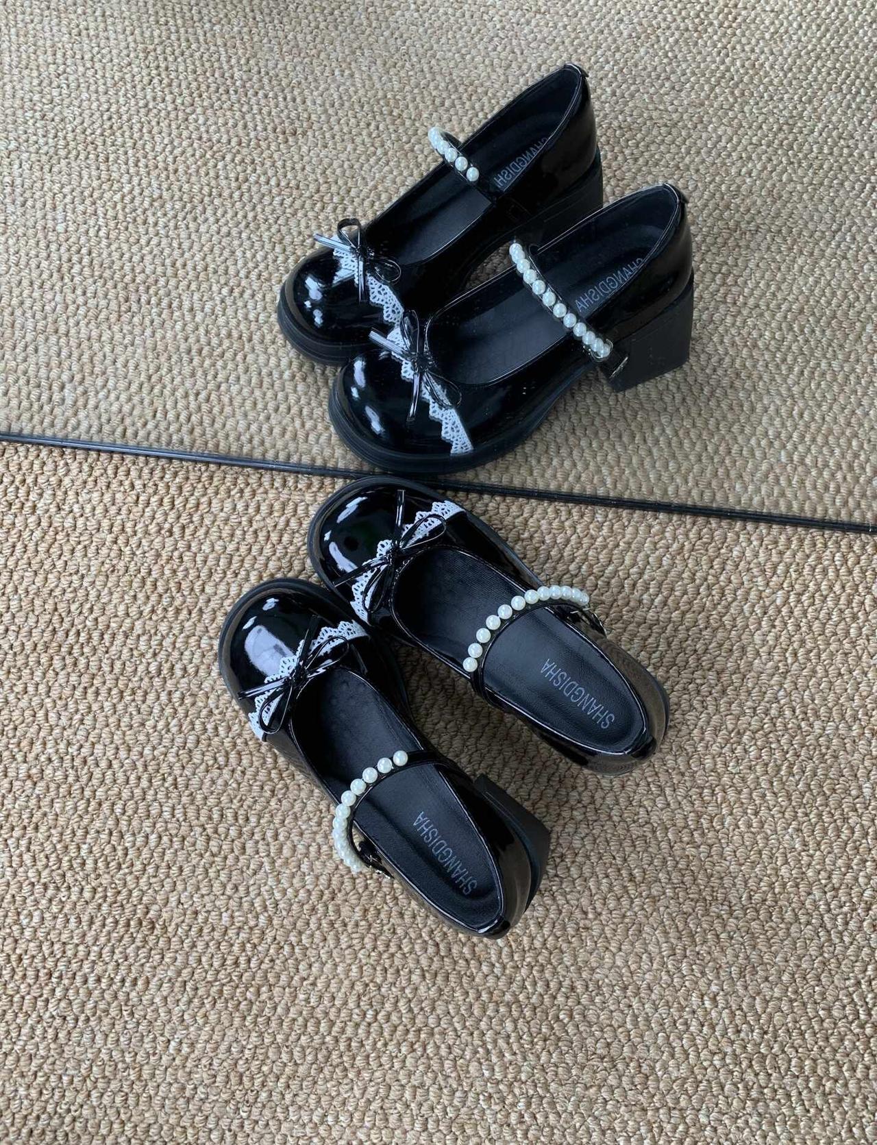 漫系甜妹心动时刻💖小裙子搭它超有画面
法式小皮鞋  玛丽珍厚底鞋 小皮鞋玛丽珍