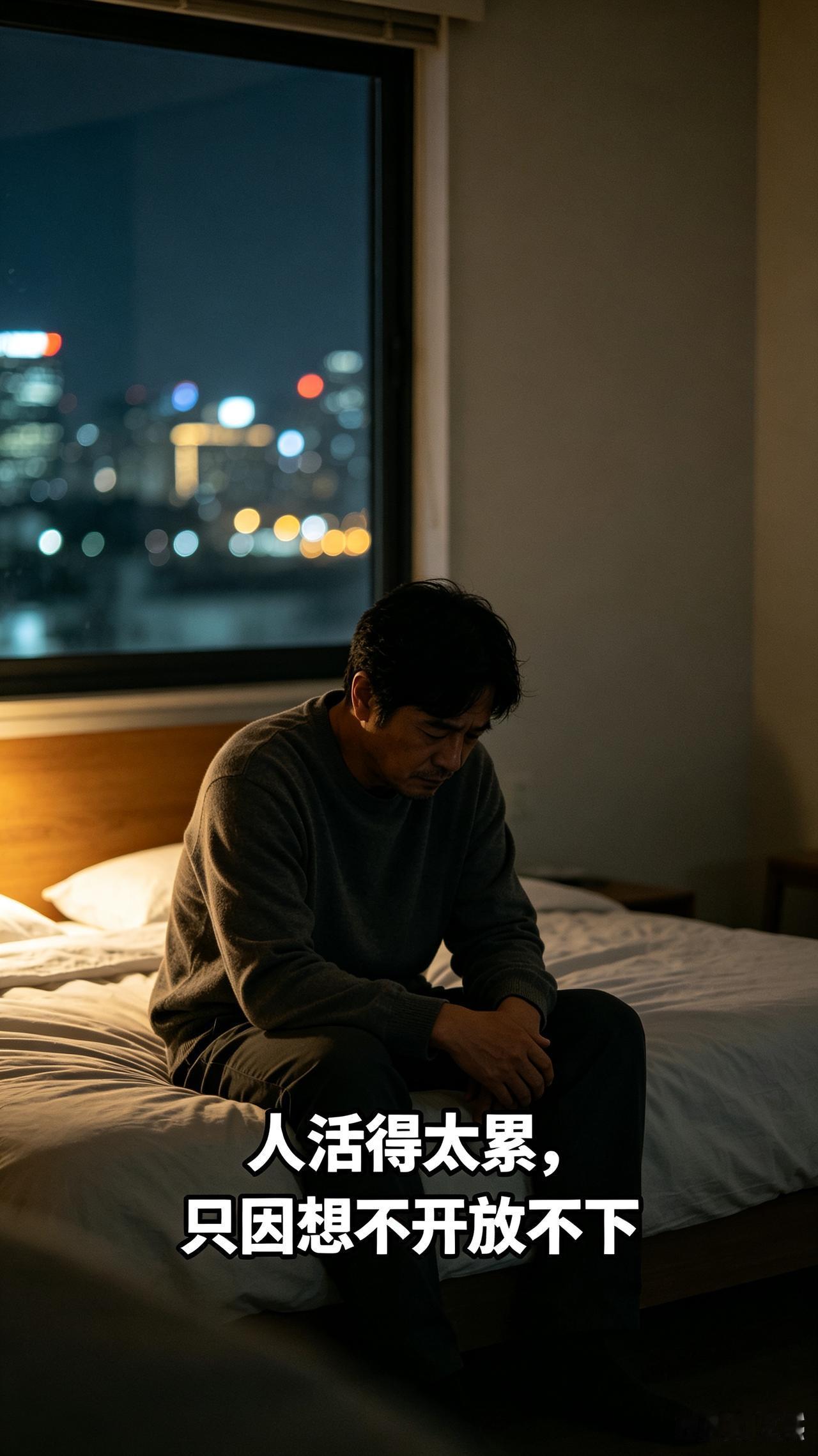 人活得太累，只因想不开放不下、看不透、忘不了

人这一生最大的内耗，从来不是生活