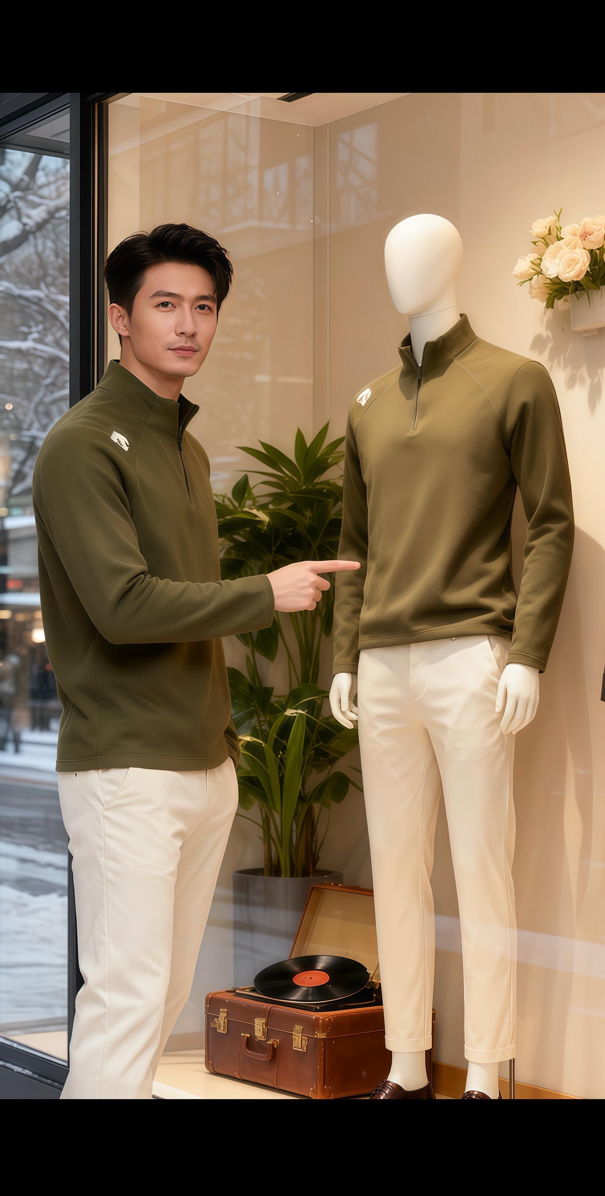 冬雪裹着街景落满橱窗时，他正靠在服装店的皮质沙发里，指尖划过笔记本屏幕...