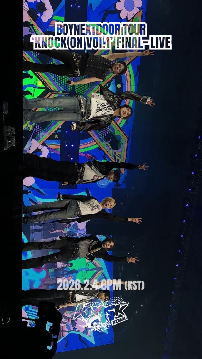 BOYNEXTDOOR 将于2月4日发行首张LIVE专辑《BOY NEXT DO