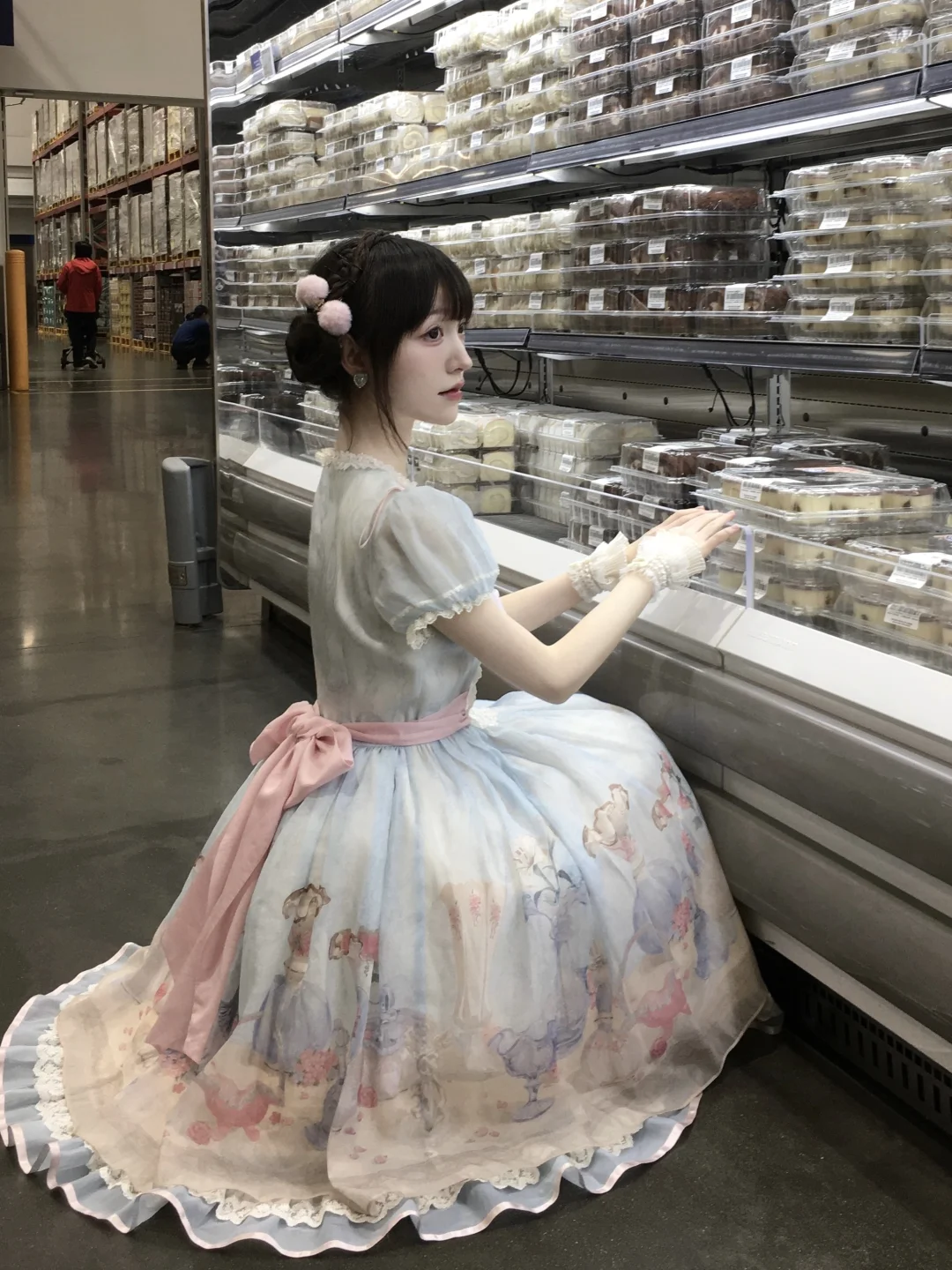 夏天真的很喜欢这种轻飘飘的日常lo裙！