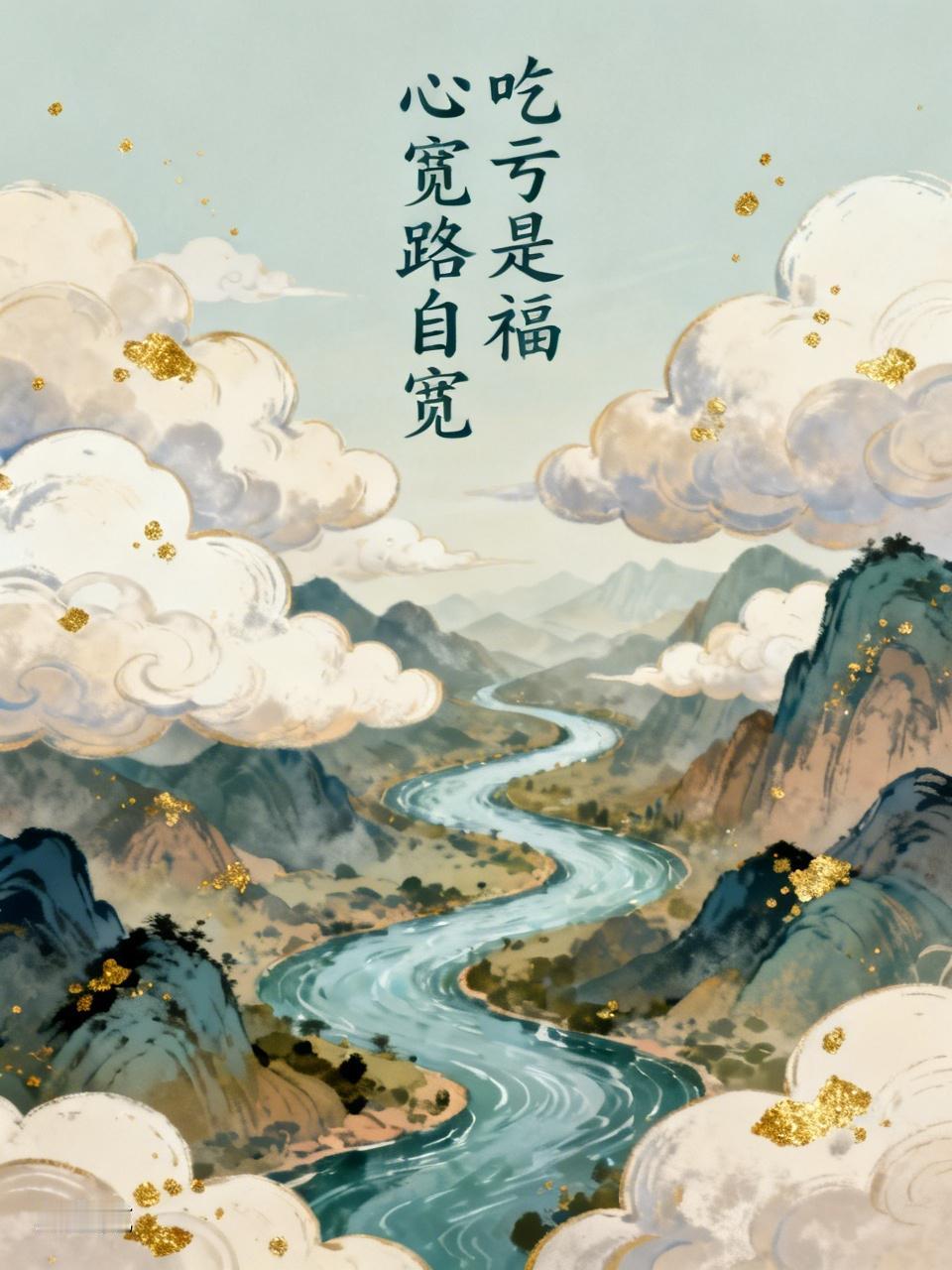 我相信吃亏是福。生活里，凡事别太计较，吃点小亏真不算啥。心宽了，路自然就宽。
就