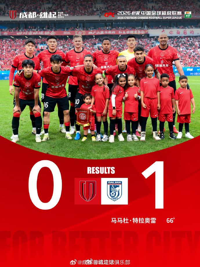 大连英博1:0 客场胜成都蓉城-牛！！！ ​​​
